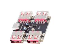 CY USB 2.0 1 à 4 Ports HUB PCBA PC 4 appareils Type-C pour Clavier, Souris, Scanner, imprimante