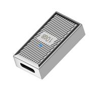 CY USB-C USB 3.1 Type C femelle vers USB 3.0 A femelle 10 Gbit/s Données OTG 120 W Boîtier en alliage Mecha Cyberpunk Style