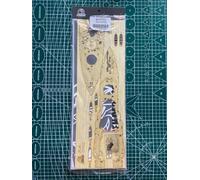 CY350025 Pont en bois 1/350 pour maquette de cuirassé Trumpeter 05325 HMS Warspite 1942