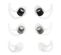 CYADCI Embouts d'écouteurs en silicone doux et confortables - 3 paires d'embouts d'isolation phonique SML - Embouts de rechange pour écouteurs blancs compatibles avec les écouteurs Bose SoundSport