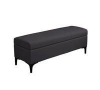 CYairong-22 Banc de Rangement Banc à Chaussures d'entrée Vestiaire de canapé Salon Lit Long Bout lit Rangement Chambre(Noir)