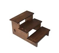 CYairong-22 porte-bijoux Présentoir à bijoux vintage en bois massif à trois niveaux, petit format, épissable présentoir à bijoux