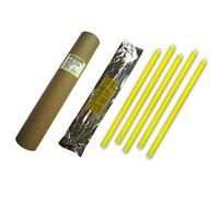 Cyalume Caisse de 4 cartons de 5 Bâtons Lumineux Snaplight Non-IMPACT 40cm Jaune 1 Anneau 12 Heures 15'' Emballés Individuellement (Paquet de 20)