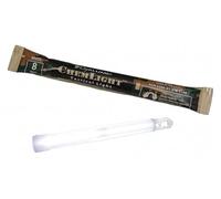 Cyalume ChemLight Lot de 10 bâtons de lumière Chimique de qualité Militaire, Blanc, 6 Longs, 8 Heures Cyalume