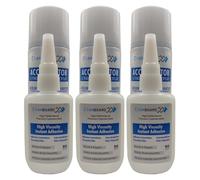 Cyanboard - Kit Colle Cyanoacrylate Haute Viscosité 3 x 50 g + Activateur Accélérateur 3 x 200 ml - Colle Instantanée pour Bois, Caoutchouc, Cuir et Matériaux Poreux