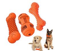 CYANLUX Jouets à mâcher pour chiens agressifs de grande race, jouets pour chien en caoutchouc naturel non toxique, indestructible, jouet à mâcher pour nettoyage des dents pour chiens de taille moyenne