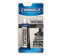 CYANOLIT 33300006 Colle Spéciale Caoutchouc & Plastiques, Transparent