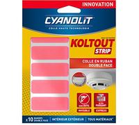 CYANOLIT 33507247 Strip Ruban adhésif de fixation, Transparent