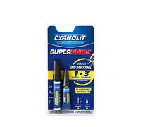 Cyanolit Colle réparatrice Super unick Instant Plastic – Ultra-rapide, polyvalente – 3 g