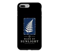 Cyanotype Fougère Soleil Impression Photo Processus Botanique Art Graphique Coque pour iPhone 7 Plus/8 Plus
