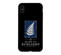 Cyanotype Fougère Soleil Impression Photo Processus Botanique Art Graphique Coque pour iPhone XS Max