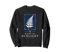 Cyanotype Fougère Soleil Impression Photo Processus Botanique Art Graphique Sweatshirt