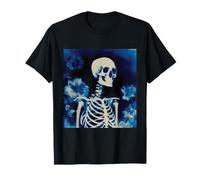 Cyanotype Photographie Impression Bleu Pop Art T-Shirt
