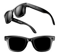 Cyanvue Ai Smart Glasses, 8mp Camera Glasses avec musique et appels, Lunettes intelligentes Ai avec caméra, Lunettes de soleil audio Bluetooth pour hommes et femmes (B)