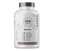 CYB | Hair Vital - Complement Alimentaire Cheveux - Biotine Cheveux | 365 Gélules 1 An d'Approvisionnement - Biotine - Zinc - Cuivre - Taurine - Vitamine B | Pousse Cheveux
