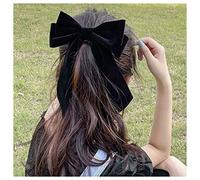 Cybche Barrettes En Velours Noir Barrettes À Cheveux En Satin Noir Barrette À Cheveux En Satin Noirs Barrette À Cheveuxs En Velours Barrett À Cheveuxs Ens Ruban Français À Avec Noeud