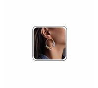 Cybche Boucles D'oreilles Boho Cristal Grand Cercle Boucles D'oreilles Arc en ciel Boucle D'oreille Cristal Boucle D'oreille Pendantes Géométriques Multi Couleurs Bijoux Pour