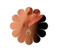 Cybche Boucles d'oreilles pendantes bohème en forme de lune dorée, boucles d'oreilles pendantes en forme de croissant de lune - Boucles d'oreilles demi-lune bohème céleste pour femme
