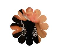 Cybche Boucles D'oreilles Pomme De Pin 3d Boucles D'oreilles Pendantes Or Mignon Automne Fruits Boucles D'oreilles Crochet Vacances Bijoux Pour Femmes