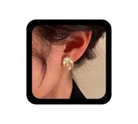 Cybche Boucles D'oreilles Vintage En Cristal Champagne Boucles D'oreilles Irrégulières Ovales En Pierres Précieuses Boucle D'oreille Mariage En Grappe Pavée Cz Boucle D'oreille Géométriques