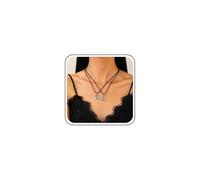 Cybche Collier Boho En Cuir Superposé Choker Vintage Cordon En Cuir Noir Collier Pendentif Soleil Argenté Spirale Spirale Chaîne Ensemble De Bijoux Pour Les Femmes