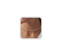 Cybche Collier Boho En Perles De Rocaille Choker Collier De Perles Blanc Chaine Mariage Minimaliste Collier De Perles De Riz Bijoux Pour Femmes