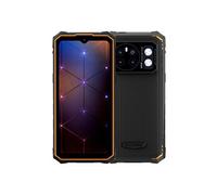 Cyber 13 Téléphone Portable 6.6 Android 14, 10800mAh, 16Go+128Go, 64MP+16MP,Empreinte digitale,Face ID,Dual SIM 4G - Orange