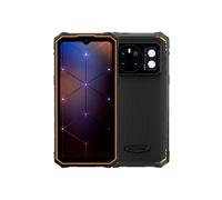 HOTWAV Cyber 13 Téléphone Portable 6.6 Android 14, 10800mAh, 16Go+128Go, 64MP+16MP,Empreinte digitale,Face ID,Dual SIM 4G - Orange noir