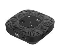 Cyber Acoustics CA Essential Speakerphone SP-2000 - Haut-Parleur USB et Bluetooth, Son cristallin, Microphone antibruit à 360 degrés avec portée de 3 m, portée sans Fil Bluetooth de 66 Pieds