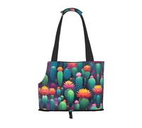 Cyber Cactus Sac à bandoulière pour animal de compagnie Design pliable Petit sac de voyage pour chat et chien