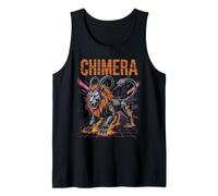 Cyber Chimera Fire Lion Serpent Chèvre Mecha Bête Débardeur