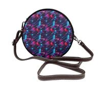 Cyber Cool Sac à bandoulière imprimé voiture de course pour femme Petit sac à main en cuir pour femme