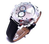 Cyber Express Electronics Montre Mini caméra Espion 32 Go Full HD 1920x1080p Vision Nocturne Modèle CuirHD 37B-VRX-32