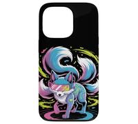 Cyber Fox Tech Art Digital Foxwave Streetwear Japonais Coque pour iPhone 13 Pro