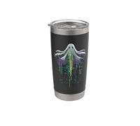Cyber Ghost Matrix Hacker Spirit Gobelet isotherme en acier inoxydable double paroi