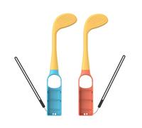 Cyber Golf Club pour pour Switch 2 Joycon, accessoires de jeu de sport avec bracelet de poignet mini clubs de golf.