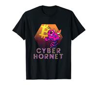 Cyber Hornet Bee Bitcoin Hodl Chaîne de cryptomonnaie BTC T-Shirt