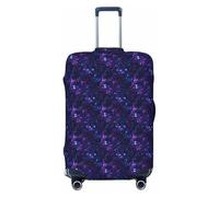 Cyber Housse de bagage de voyage motif loup fluo lavable 45,7 à 81,3 cm haute élasticité, Noir , M