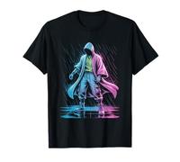 Cyber Monk Storm Robotic Arm Streetwear Futuriste T-Shirt