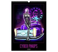 CYBER PINUPS (Wandkalender 2026 DIN A3 hoch), CALVENDO Monatskalender: Mehr als nur Pinup. Farbenprächtig, Futuristisch, Nostalgisch.