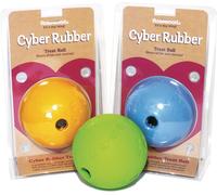 Cyber Rubber Dog Treat Ball,Small