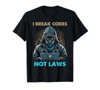 Cyber Security Code Breaker Ethical Hacker Humour T-Shirt