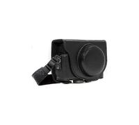 Cyber-shot DSC-RX100 VI/V Black Leather Case with Shoulder Strap