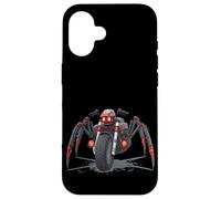 Cyber Spider Moto Vélo Mech Creature Art Coque pour iPhone 16
