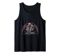 Cyber Spider Moto Vélo Mech Creature Art Débardeur