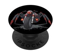 Cyber Spider Moto Vélo Mech Creature Art PopSockets PopGrip Adhésif