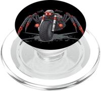 Cyber Spider Moto Vélo Mech Creature Art PopSockets PopGrip pour MagSafe