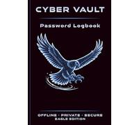 Cyber Vault Password Logbook - Eagle Edition: Internet Address & Password Organizer | Password Keeper Book & Login Tracker | Offline Password Notebook | Animal Security Series