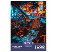 Cyber Voiture Puzzle 1000 Pièces Educa Jouet en Bois Cadeau Unique De l'art De La Décoration Jeu Éduchatif Challenge Toy Adultes Et Enfants À Partir De 14 Ans 70x50cm/1000pcs