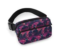Cyber Western Sac banane imprimé cowboy pour femme, sac banane tendance